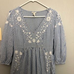 Forever 31 Floral/Striped Dress